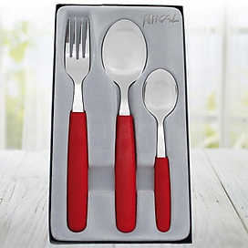 Sada-3 ks - lžíce,vidlička,lžička 