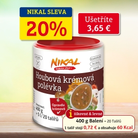 Hubová krémová polievka