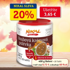Hubová krémová polievka