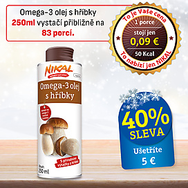 Omega-3 olej s hříbky 250 ml 