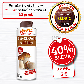 Omega-3 olej s hříbky 250 ml 