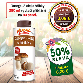 Omega-3 olej s hríbikmi