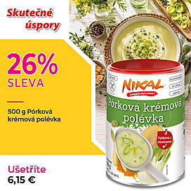 Pórková krémová polévka