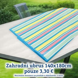 Záhradný obrus 140 x 180 cm