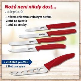 Pětidílná sada nožů 
