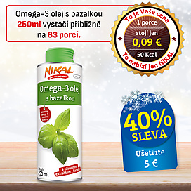 Omega-3 olej s bazalkou