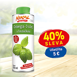 Omega-3 olej s bazalkou