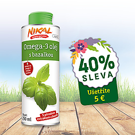 Omega-3 olej s bazalkou
