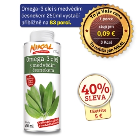 Omega-3 olej s medvedím cesnakom