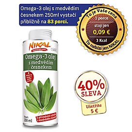 Omega-3 olej s medvedím cesnakom