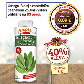 Omega-3 olej s medvedím cesnakom