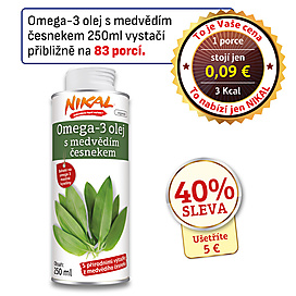 Omega-3 olej s medvedím cesnakom
