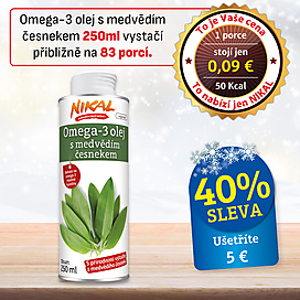 Omega-3 olej s medvedím cesnakom