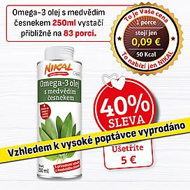 Omega-3 olej s medvedím cesnakom
