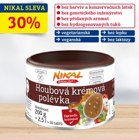 Hríbová krémová polievka