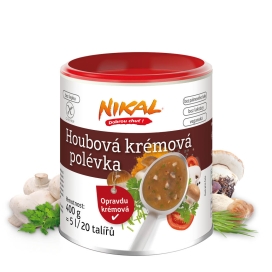 Hríbová krémová polievka