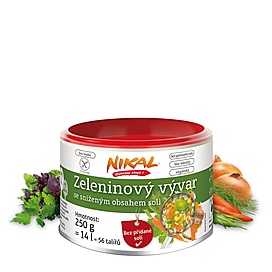 Zeleninový vývar se sníženým obsahem soli