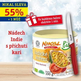 BIO - Indické koření 100 g + Nůž na rajčata