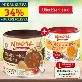 Akční balíček: Myslivecká omáčka 300 g + Kuřecí polévka 180 g