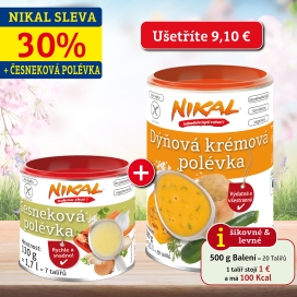 Akčkní balíček Dýňová krémová polévka 500 g + Česneková polévka 130 g