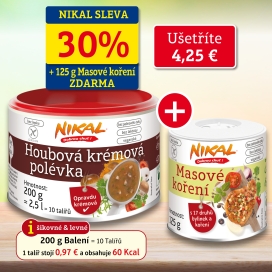 Hubová krémová polievka