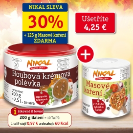 Hubová krémová polievka