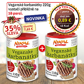2x Veganské karbanátky 110 g