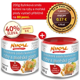 Bylinková zmes korenia na ryby a morské plody 