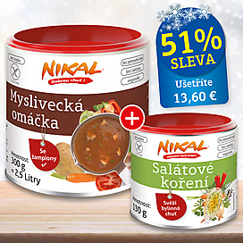 Myslivecká omáčka 300 g + Salátové koření 130 g