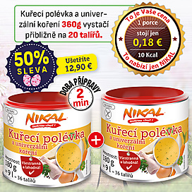 2x Kuřecí polévka a univerzální koření 180 g