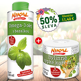 Omega-3 olej s bazalkou