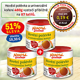 Hovězí polévka a univerzální koření