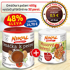 Omáčka k pečeni 400 g + Masové koření 125 g