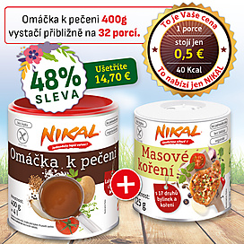Omáčka k pečeni 400 g + Masové koření 125 g