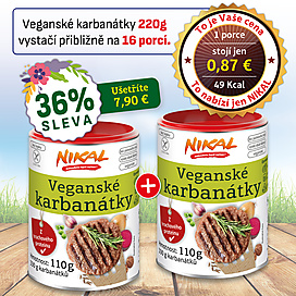 2x Veganské karbanátky 110 g
