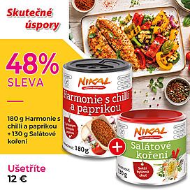 Harmonie s chilli a paprikou 180 g + Salátové koření 130 g