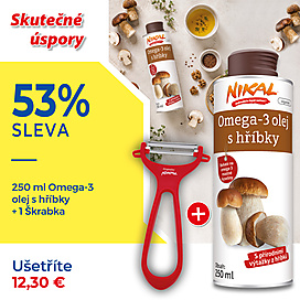 Omega-3 olej s hríbikmi