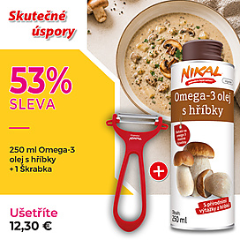 Omega-3 olej s hríbikmi