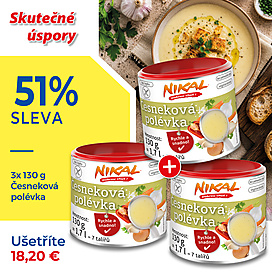 3x Česneková polévka 130 g