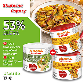 Zmes korenia na pečené zemiaky