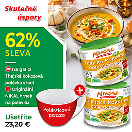 BIO Thajská kokosová polévka s kari