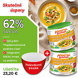 BIO Thajská kokosová polévka s kari
