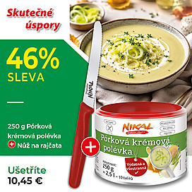 Pórová krémová polievka