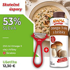 Omega-3 olej s hríbikmi